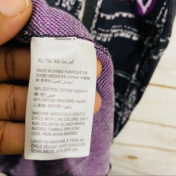 Style & Co Patterned Jacquard Tunic Sweater Top v1 - Picture 4 of 6